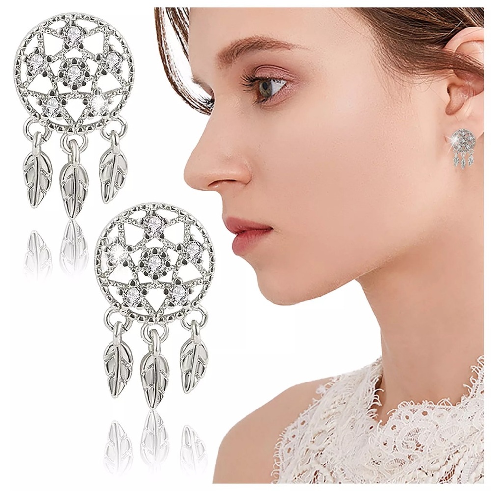 Dreamcatcher Stud Earrings Personalized Dreamcatcher Earrings Jewelry For Women